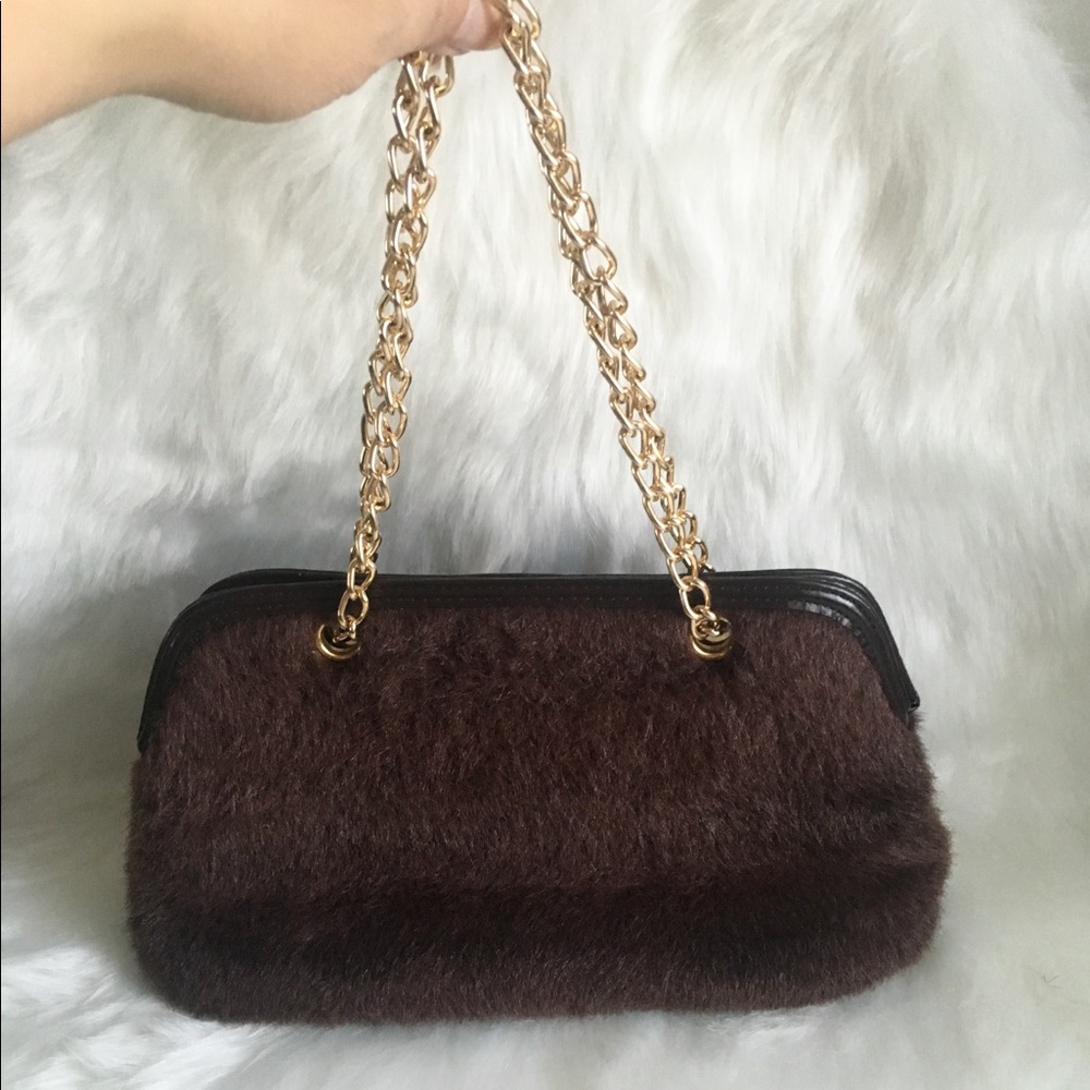 VICTORIA SECRET Vegan Fur Purse